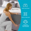 NANWEI Protector de Colchón 100% Impermeable con 2 Bolsas Laterales,