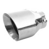 Universal Exhaust Trim Tailpipe Sport Silencer Stainless Steel Chrome