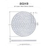 Aqva Premium 8" Cast Iron Drain Cover - Round Replacement