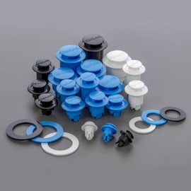 Kunimori Chemical Pan Lock 50 Pieces (Φ10 x L4, White)