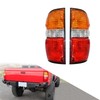 munirater Tail Light Rear Light Tail Lamp Clear Red Halogen
