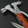 Multitool Hammer Steel Foldable Multipurpose Camping Hammer Multitool for Outdoor