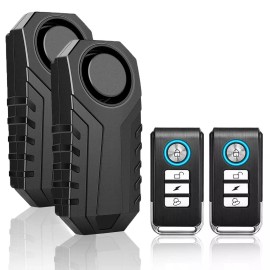 digi-office 2 Pcs Anti-theft Motorbike Motorcycle Scooter Alarm System Security Universal