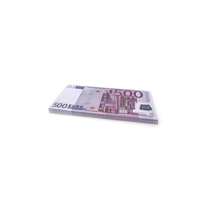 Cashbricks 75 x €500 Euro Spielgeld Scheine - vergrößert -