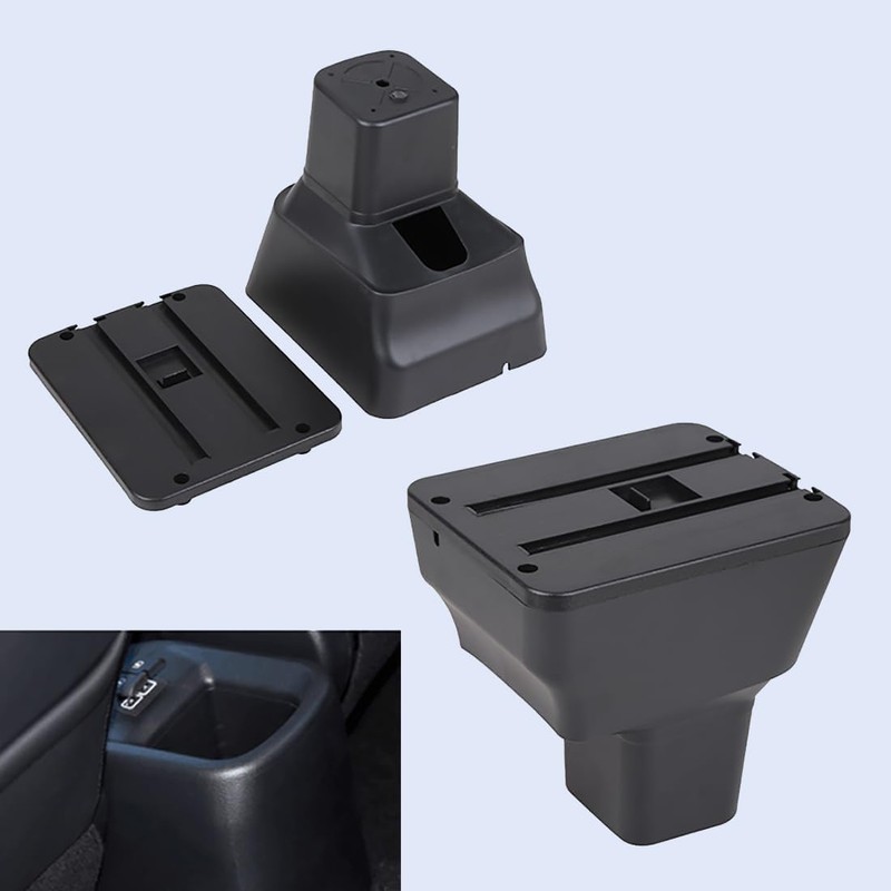 HRCHCG for Nissan Kicks Armrest 2016-2023, Car Center Console Organizer