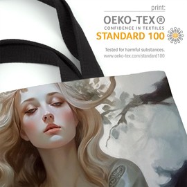 VOID Freya Goddess Celts Bag 33 x 33 x 14 cm 15 L Shopping Bag Shopper Shopping Bag, multicoloured