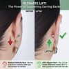 Earring Backs for Droopy Ears, DCRSLB 12PCS Dics Plastic Earring