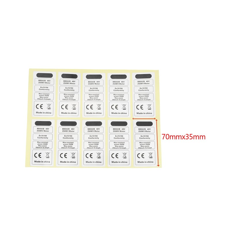 Be In Your Mind Pack of 10 48V 250W Waterproof