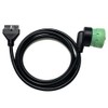 AMHTDOL J1939 9 Pin Green to 10 Pin Diagnostic Cable,Compliant