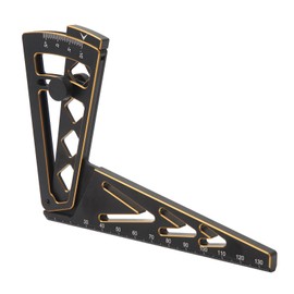 VGEBY RC Car Camber Gauge, Multi Angle Measuring Tool, Aluminum Alloy, Black, Compact, Portable