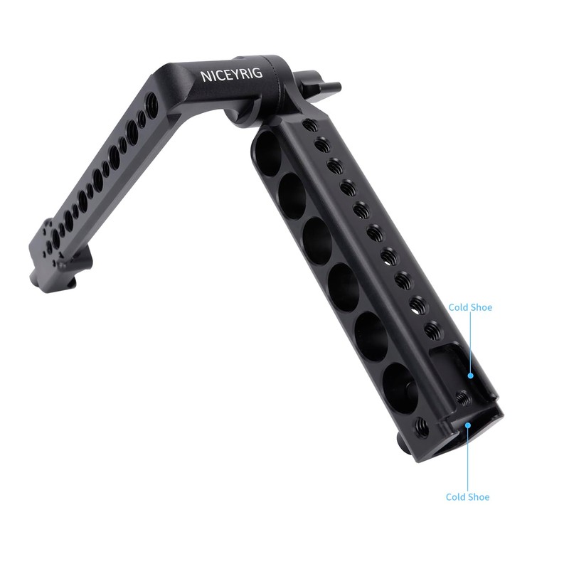 NICEYRIG Side Handle Grip 360° Adjustable knobs Aluminium Alloy Handgrip
