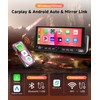 Car Stereo Single Din Wireless Carplay 6.86 inch Touch Screen
