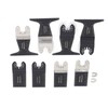 10Pcs Oscillating Saw Blades Universal Quick Release Tool Accessories Kit