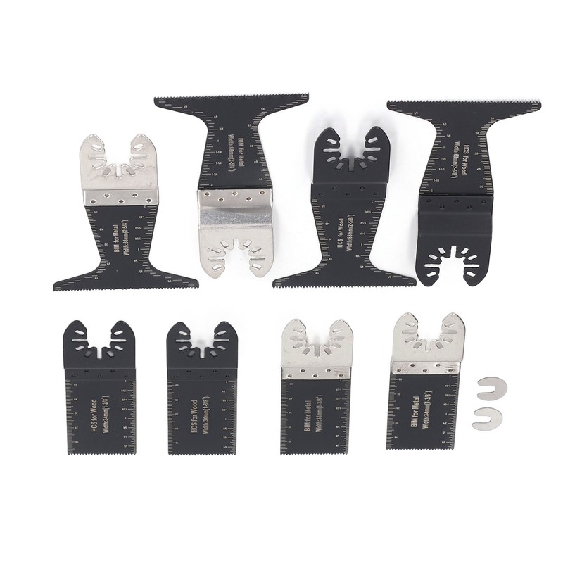 10Pcs Oscillating Saw Blades Universal Quick Release Tool Accessories Kit