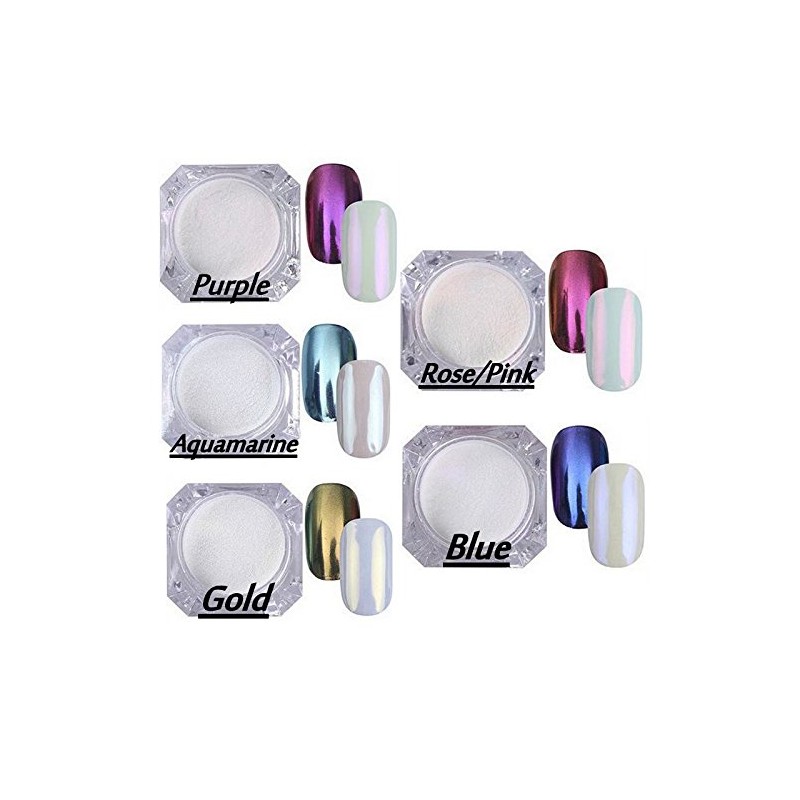KUKA Mermaid Pearl Powder Nail Glitter