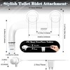 Ultra-Slim Bidet Attachment for Toilet Dual Nozzles Feminine & Rear