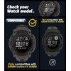Orzero (3+5) Compatible for Garmin Instinct E 45mm, 3 Pack