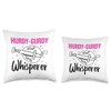 Funny Hurdy-Gurdy Instrument Design for a Hurdy-Gurdy Lover Throw Pillow