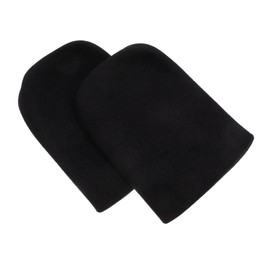 KOMBIUDA 2pcs Non Slip Wheelchair Footrest Covers Durable Foot Pads for Enhanced Stability Comfort Anticollision Design for Elderly Wheelchair Users Classic Easy to Clean