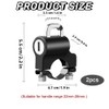 Motorcycle Helmet Lock, 2Pcs Universal Motorcycle Helmet Anti-Theft Security Helmet