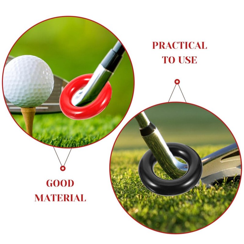 Yardwe 2pcs Golf Weighted Swing Rings Golf Club Warm Up