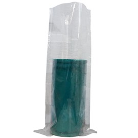 10 Clear Cello/Cellophane Wine Bottle Bag - 4" x 4" x 18" Gusset Bags
