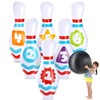 JOYIN Giant Inflatable Bowling Set for Kids and Adults, Christmas