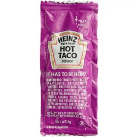 Heinz  Heinz 9 Gram Taco Sauce Portion Packets - 200/Case - 9 Gram Taco Sauce Packets