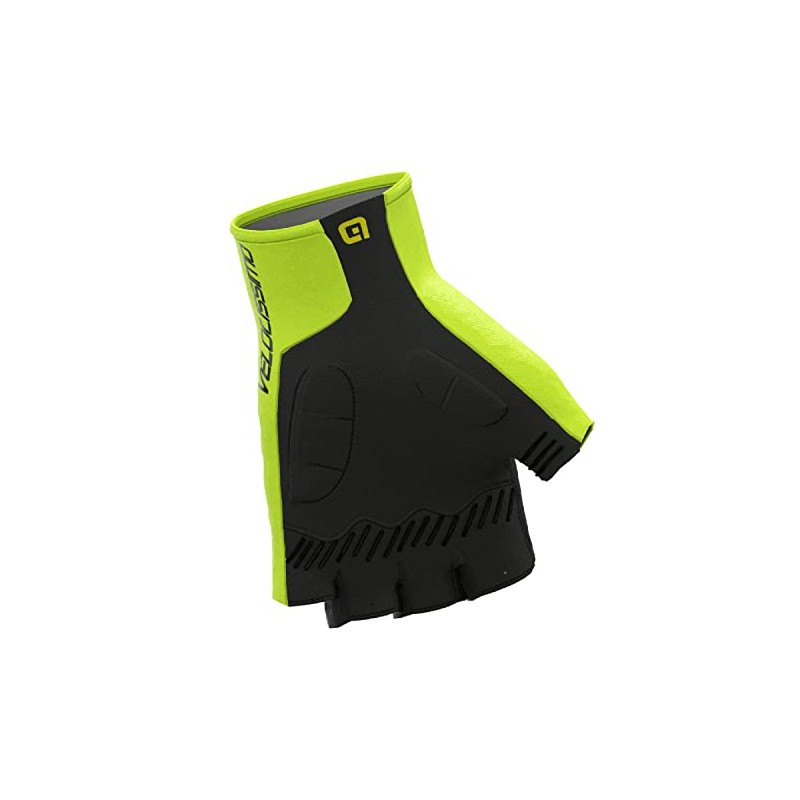 Alé Cycling Unisex Velocissimo Crono Summer Gloves, Fluo Yellow/Black, XXL