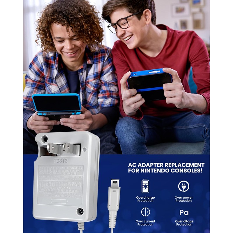 AC Adapter Game Charger for Dsi Ndsi 3DS/3DSXL/New 3DS/New 3Dsll/2DS/Dsi/Dsixl
