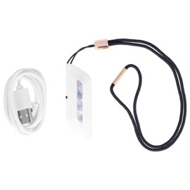 Smart Air Purifier USB Charging Neck Air Freshener for Office Home Indoor BedroomWhite