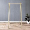 Casual Home Solid Wood No Tool Assembly Collapsible Aesthetic Clothing