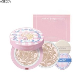 AGE20'S The Origin Essence Pact 12.5g*2ea [Pink For Every Heart Edition], Color:01 Pink Latte 13