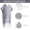 1pcs Turkish Towel Poncho Turkish Cotton Surf Poncho Changing Towel