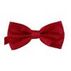 DonDon classy bow tie pre tied and adjustable Dark Red