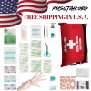 Pmsutah Portable First Aid Hiking Camping Hunt Med Kit Gift