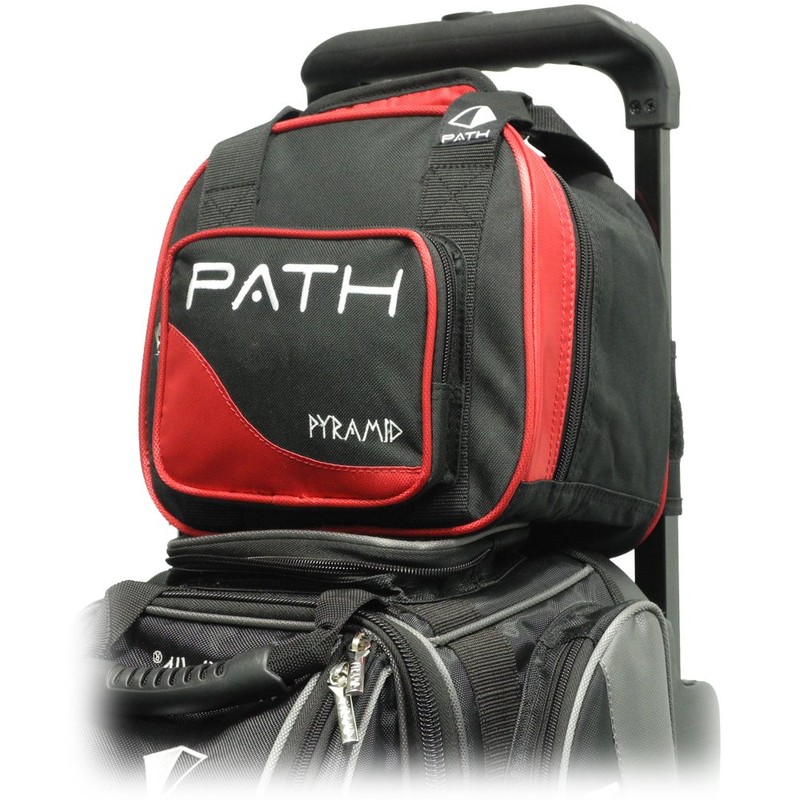 Pyramid Path Plus One Spare Tote Bowling Bag (Black/Red)