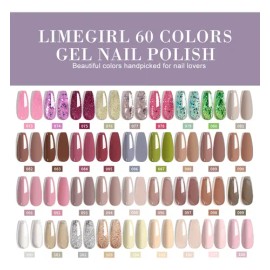 43pcs Kit Para Uñas Gel Nail Polish  Base Top Coat Manicura                                                                                           