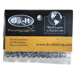 Circle B Tackle Do It Mold Heavy Duty Stainless Steel Split Rings Made in USA 100 Per Pack Size #2