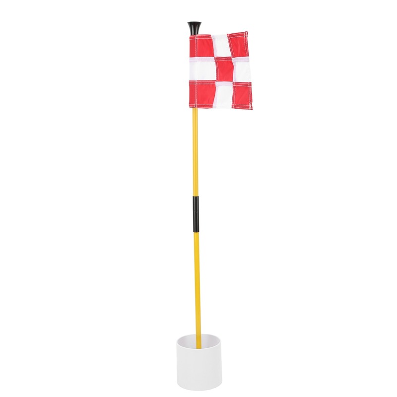 Golf Pin Flag Hole Cup Set for Mini Putting Green