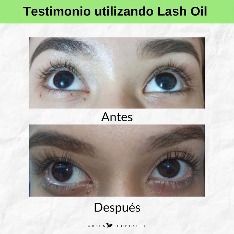 GREEN ECO BEAUTY Lash Oil: Suero para Pestañas Crecimiento y