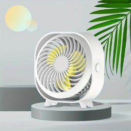 Unbranded Rechargeable Portable Mini Desk Fan for Home Office Dorm Room Random Color