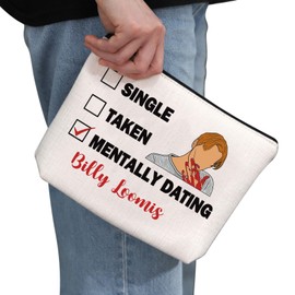 PYOUL Horror Movie Inspired Gift Mentally Dating Billy L Makeup Bag - Cosmetic Bag for Billy L Fans