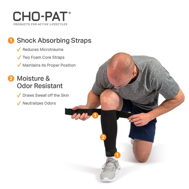 Cho-Pat Small Black Shin Splint Compression Sleeve