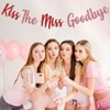 Kiss The Miss Goodbye Banner - Bachelorette Party Decor, The