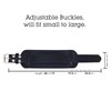 SHADOW DANCE UK Black Genuine Leather Wrist Cuff Band Adjustable