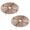 Modixun 2Pack Plant Pot Grid, Cuttable Flower Pot Soil Cover