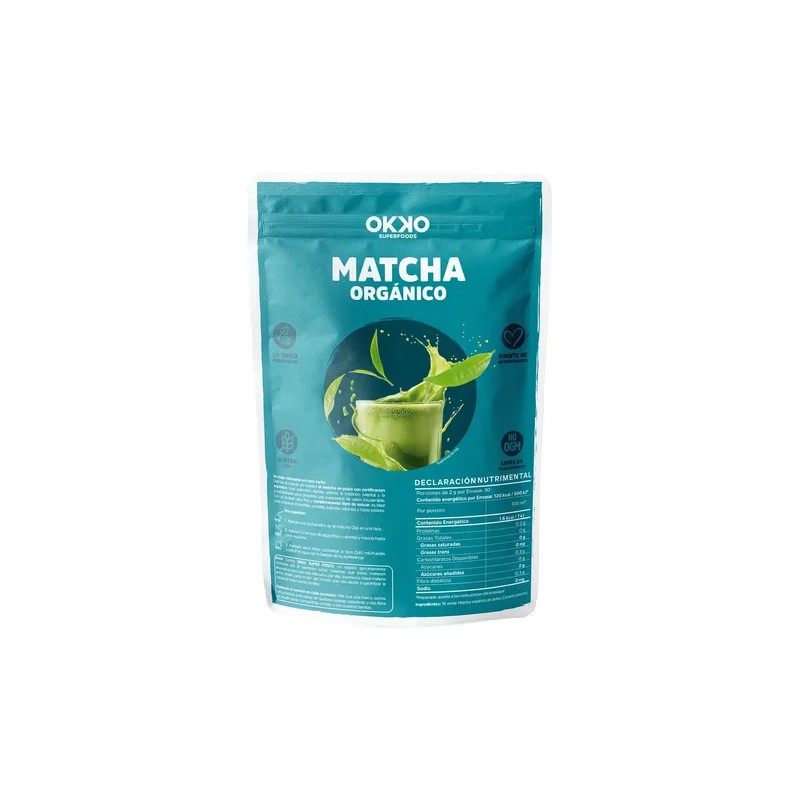 Okko Té Verde Matcha Orgánico En Polvo, 60 G