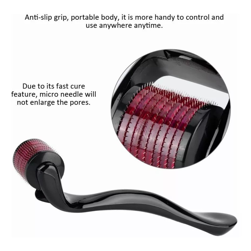 Dermaroller Regenera Colageno Cabello Barba Medida 0.5