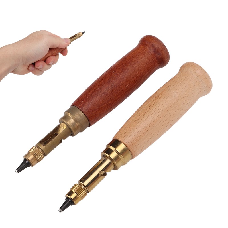 Screw Hole Punch Hardening Heat Leather Screw Punch with 12
